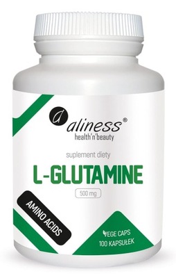 Aliness L-Glutamine L-Glutamina 500mg JELITA 100k
