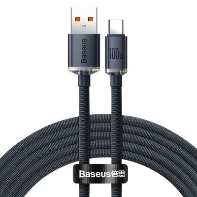 Kabel USB do USB-C Baseus Crystal Shine, 100W, 1.2