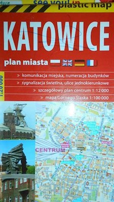 Katowice. Plan miasta skala 1:20 000 - zbiorowa