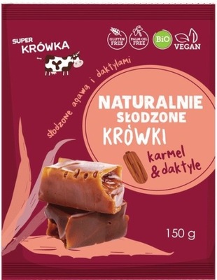 SUPER KRÓWKA Krówki słodzone Agawą & Daktylem