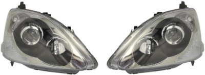 Фары левый+ правый комплект honda civic vii 7 хэтчбек 2003-2005 фото №1