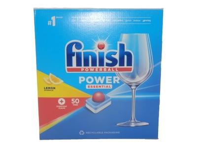 FINISH Powerball Lemon Tabletki do zmywarek 50szt