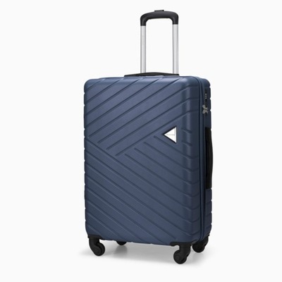 Średnia walizka PUCCINI MALAGA ABS027B 7A Granat