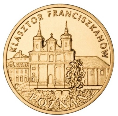 2 zł Poznań Klasztor Franciszkanów 2011 mennicza