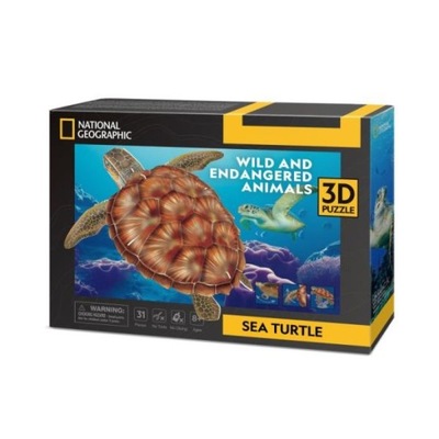 Puzzle 3D Żółw Wodny Dante (E)