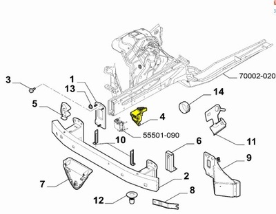 Кронштейн радара alfa romeo stelvio quadrifoglio фото №1
