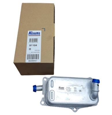 Nissens радиатор масла 91104 mercedes фото №1