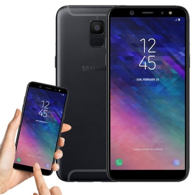 SAMSUNG GALAXY A600FN DualSim CZARNY ładowarka GRATIS