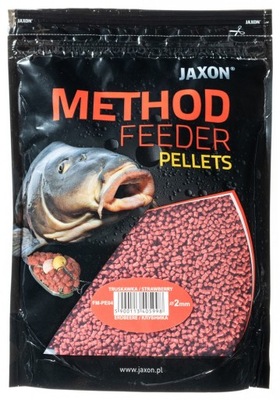 Pellet Jaxon Method Feeder Truskawka 2mm 500 gram
