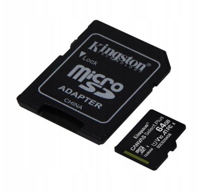 KINGSTON 64GB micSDXC Canvas Select Plus