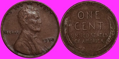 1 Cent USA 1952 r U 227