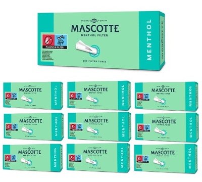 Gilzy papierosowe MASCOTTE menthol 200 szt