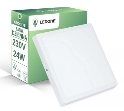 PANEL plafon LED NATYNKOWY 24W NW NIEMRUGAJĄCY CCD