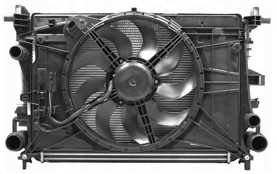 Jeep renegade / fiat 500x 1.4 tb 2014 - woda кондиционер вентилятор фото №1