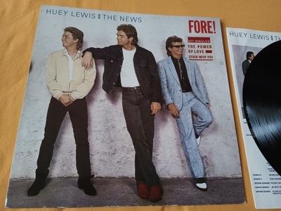 Winyl Huey Lewis And The News – Fore! /D/ EU 1986 / EX