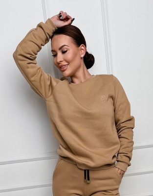 Bluza damska bawełniana Sovi Camel rozmiar M