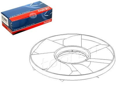 TOPRAN ВЕНТИЛЯТОР ВЕНТИЛЯТОРА (ŚR. 420 MM ILOŚĆ ŁOPAT