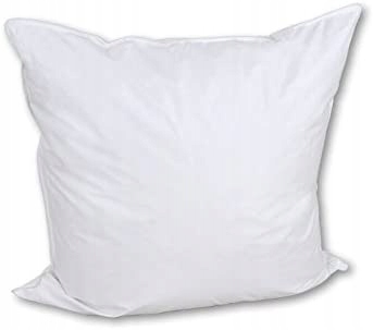 Poduszka do spania z pierza biała 80x80 cm