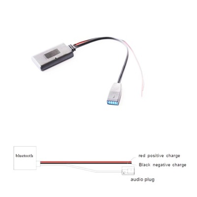 OTH AUDIO 10-PINOWY ADAPTADOR AUX PARA BMW SERII E46 3  