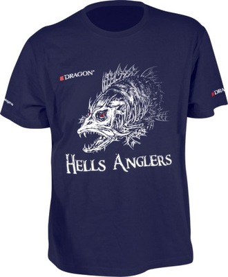 Koszulka T-shirt HELLS ANGLERS SANDACZ granatowy S
