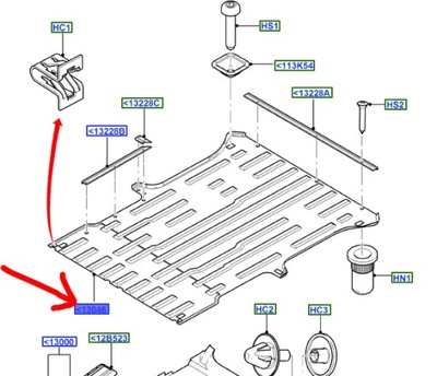 Пол багажника ford transit connect 2006- фото №1