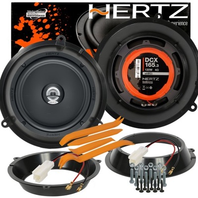 HERTZ DCX165 ALTAVOCES FIAT PANDA 169 PARTE DELANTERA BLOQUE SILENCIOSO  