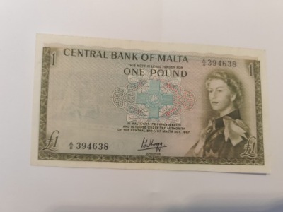 Malta - 1 funt - rzadki