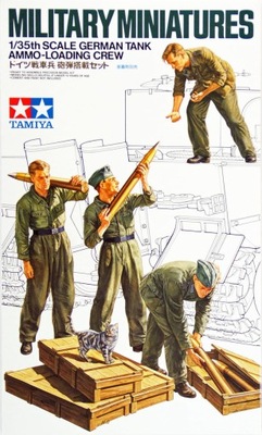 TAMIYA 35188 1:35 German Tank Ammo-Loading Crew Se