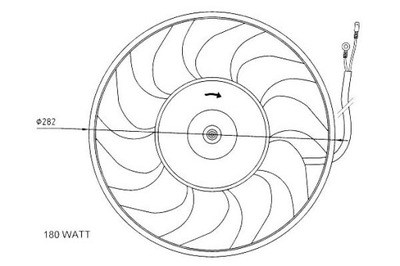 ВЕНТИЛЯТОР РАДИАТОРА VW A80 A6 90- NRF