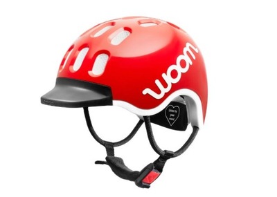 Kask rowerowy dla dzieci WOOM S 50-53 cm Czerwony