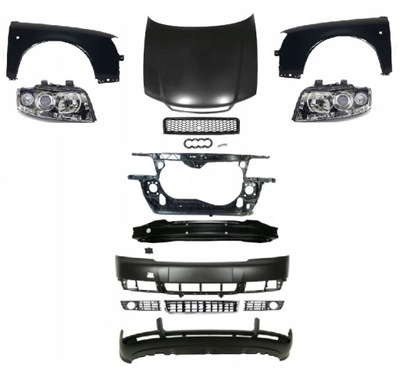 Audi a4 b6 8e 2000-2004 kompletny перед pas капот фото №1