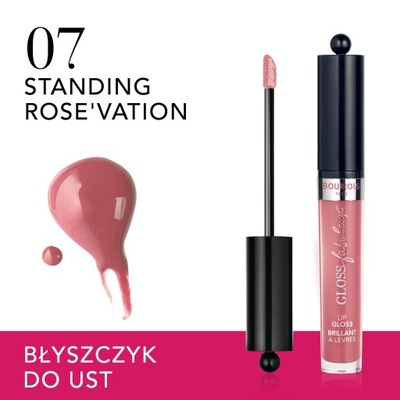 Bourjois Fabuleux Gloss błyszczyk 07 Standing Rose