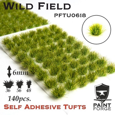 Kępy traw Paint Forge Tufts Wild Field 6mm 140 szt