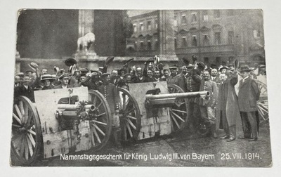 Niemiecka Pocztówka 1914 rok - I WOJNA ŚWIATOWA - Feldpost Karte - Munchen