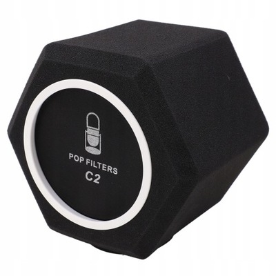 GĄBKA MIKROFONOWA OCHRONNA OSŁONKA NA MIKROFON CZARNA