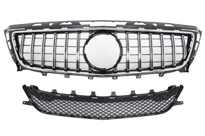 Решётка радиатора panamericana решётка нижняя mercedes cls w218 c218 x218 11-14 хром фото №1