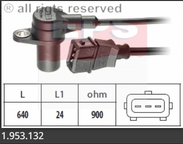 1.953.132-FACET-CZUJNIK OBR. DE EJE KORB. ALFA ROMEO  