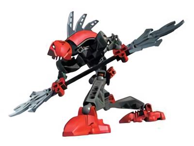 Klocki LEGO BIONICLE 8592 Rahkshi Turahk używane Robot Zestaw Rakszi Cały