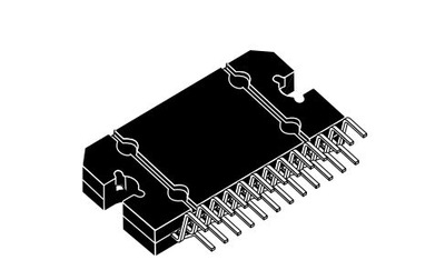 TDA7384A Końcówka mocy