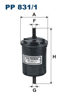 FILTRO COMBUSTIBLES FILTRON PP831/1 PP8311  