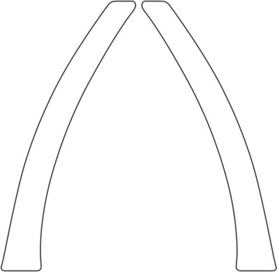 Наклейка пленка защитная крыло toyota avensis iii фото №1