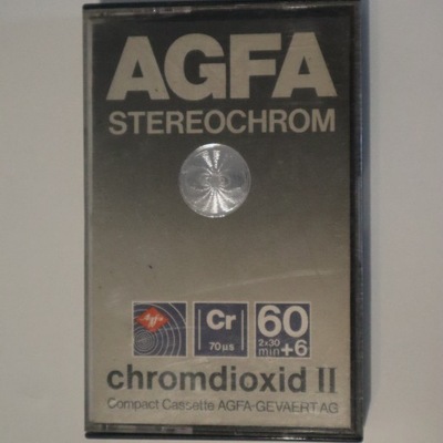 AGFA STEREOCHROM CHROMDIOXID II 66 - KASETA