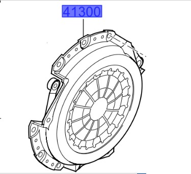 Kia ceed soul cerato rio прижим сцепления 4130026021 фото №1