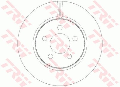 Диск тормозной. dodge nitro 07- перед фото №1