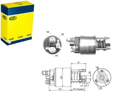 CONMUTADOR ELECTROMAGNÉTICO ARRANCADOR LANCIA DEDRA 1.6 16V MAGNETI  