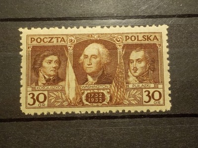 POLSKA Fi 250 ** 1932 Jerzy Waszyngton