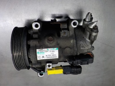 Citroen c3 ii компресор кондиціонера 9670318880 sd6c12 фото №1