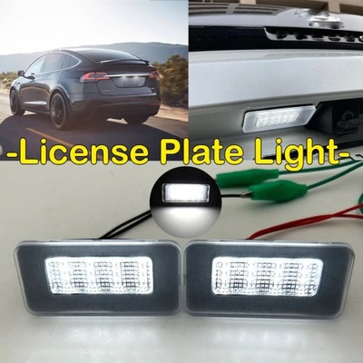 PARA TESLA MODELO X CROSSOVER 2016-UP MODELO S 2017-UP WOLNE DE ERRORES DIODO LUMINOSO LED LIC  