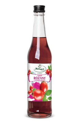 Syrop różany z płatków i owoców 420ml