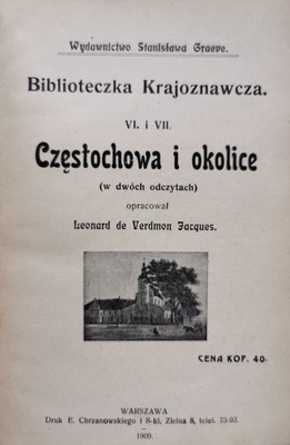 Biblioteczka Krajoznawcza Częstochowa i okolice